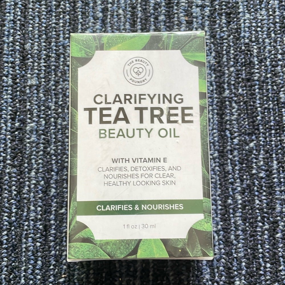 The beauty foundry clarifying tea tree beauty oil 1 fl oz